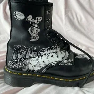 Dr. Martens | Shoes | Doc Martens With Rick Griffin Design | Poshmark